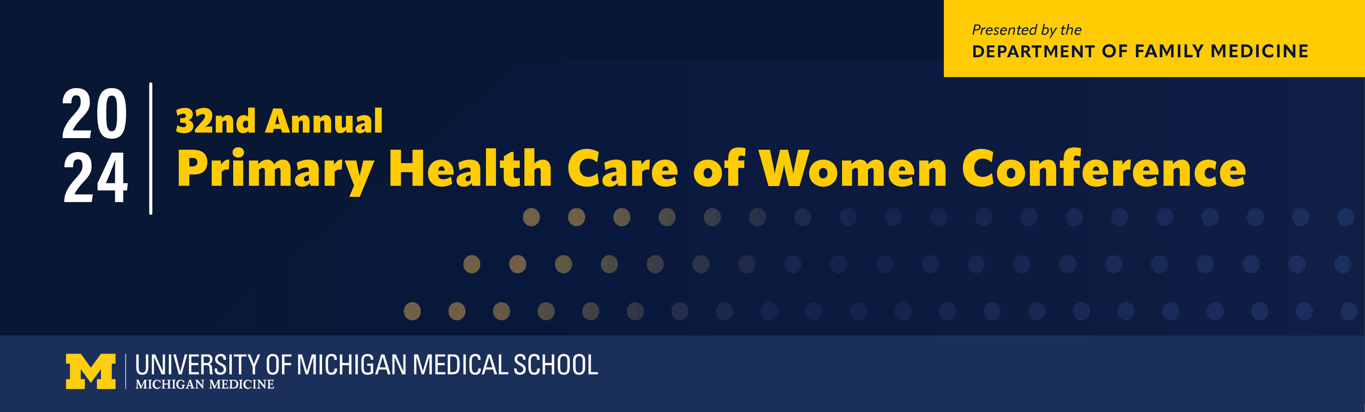 32nd Annual Primary Health Care of Women Conference Banner